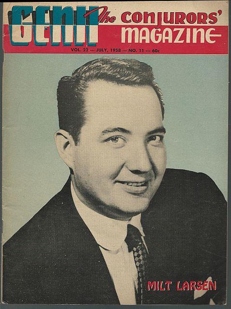 GENII THE CONJURORS' MAGAZINE JULY 1958
