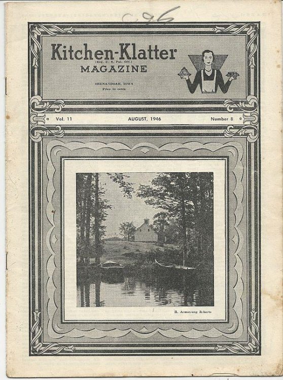 KITCHEN KLATTER MAGAZINE AUGUST 1946