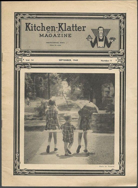 KITCHEN KLATTER MAGAZINE SEPTEMBER 1949