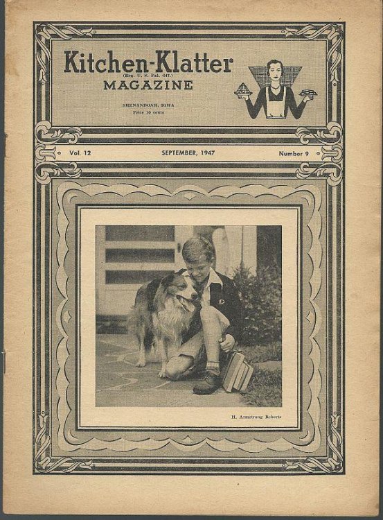 KITCHEN KLATTER MAGAZINE SEPTEMBER 1947