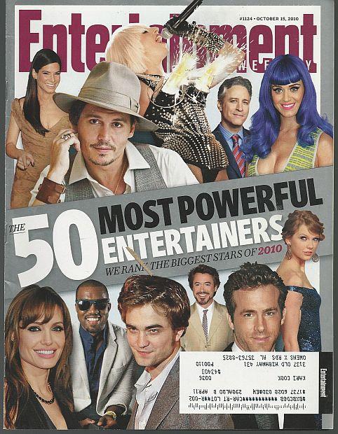 ENTERTAINMENT WEEKLY MAGAZINE OCTOBER 15, 2010