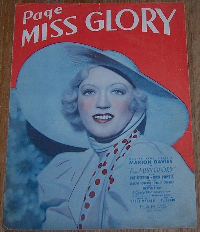 PAGE MISS GLORY