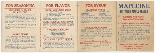 MAPLEINE IMITATION MAPLE FLAVOR RECIPES