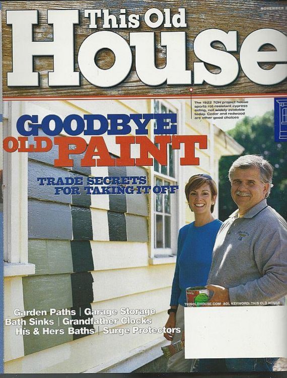 THIS OLD HOUSE MAGAZINE NOVEMBER 2002
