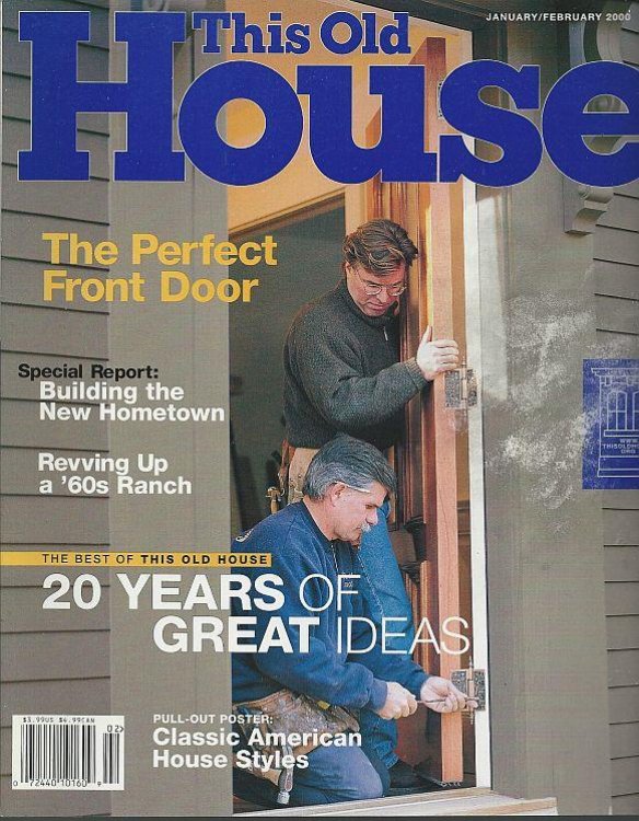 THIS OLD HOUSE MAGAZINE JANUARY /FEBRUARY 2000