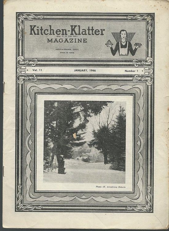 KITCHEN KLATTER MAGAZINE JANUARY 1946