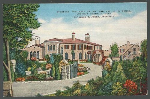 STONEDGE, RESIDENCE OF MR. MRS. J. B. POUND, LOOKOUT MOUNTAIN, TENNESSEE