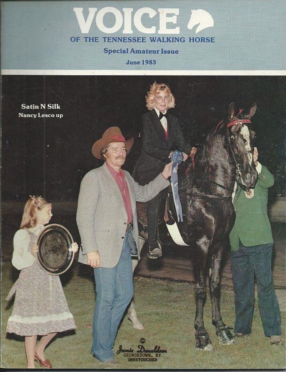 VOICE OF THE TENNESSEE WALKING HORSE MAGAZINE JUNE 1983 Special Amateur Issue