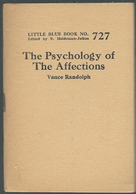 PSYCHOLOGY OF THE AFFECTIONS