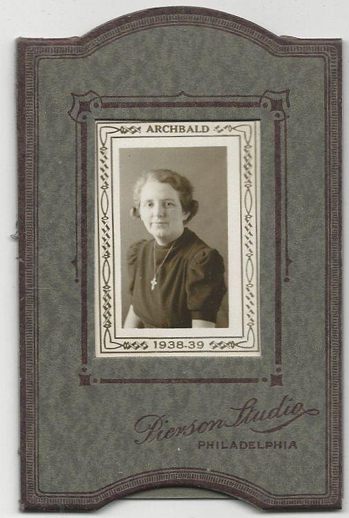 FRAMED PHOTOGRAPH OF YOUNG LADY FROM PHILADELPHIA