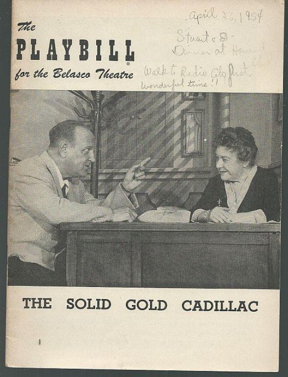 SOLID GOLD CADILLAC, APRIL 26, 1954