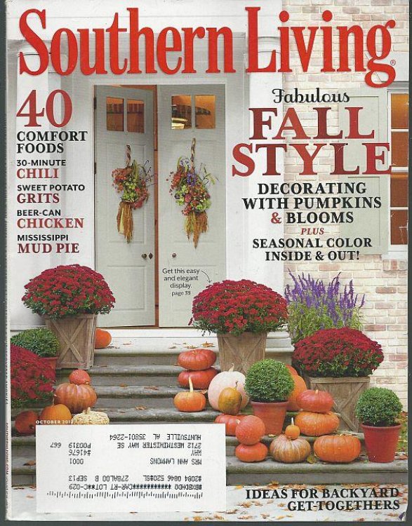 SOUTHERN LIVING MAGAZINE OCTOBER 2012