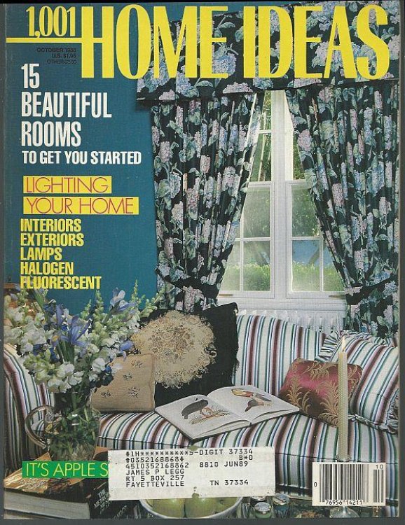 1001 HOME IDEAS MAGAZINE OCTOBER 1988