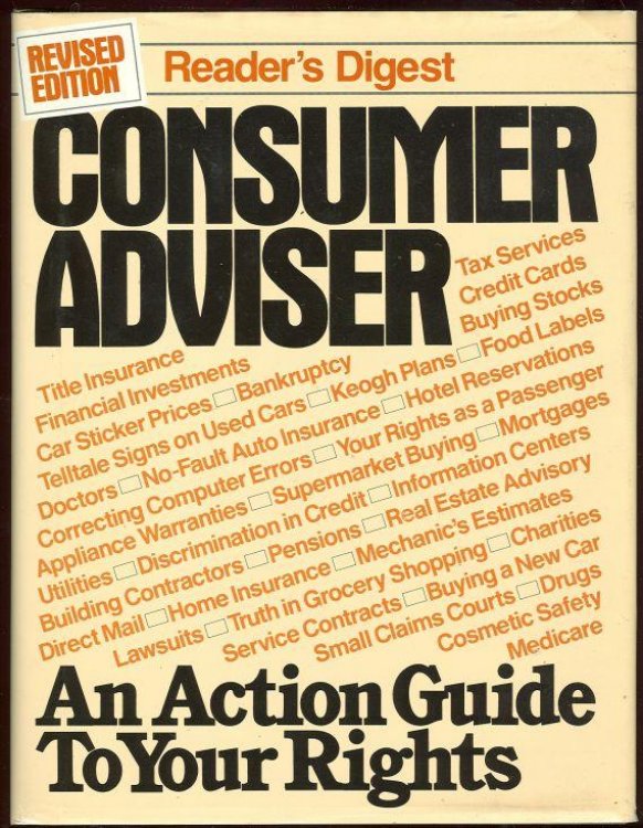 CONSUMER ADVISER An Action Guide to Your Rights