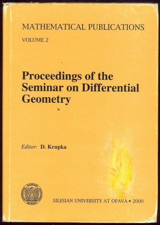 PROCEEDINGS OF THE SEMINAR ON DIFFERENTIAL GEOMETRY