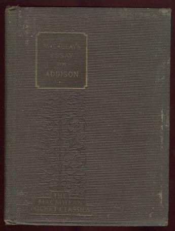 ESSAY ON ADDISON