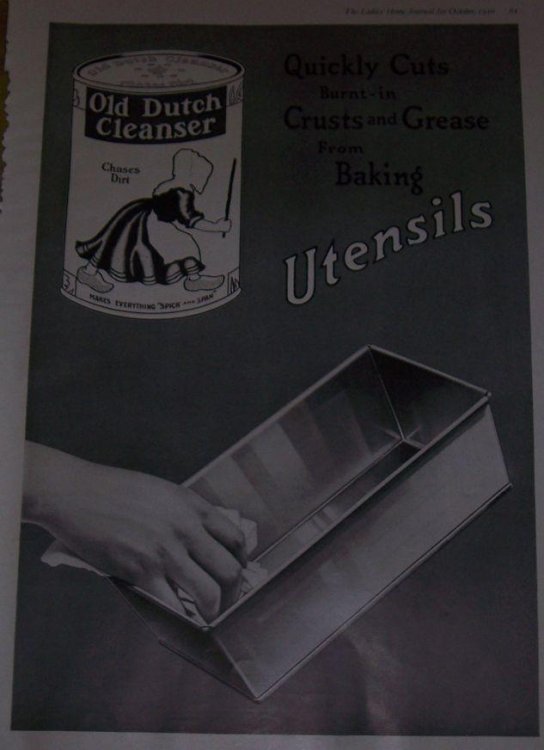 1916 LADIES HOME JOURNAL OLD DUTCH CLEANSER MAGAZINE ADVERTISEMENT