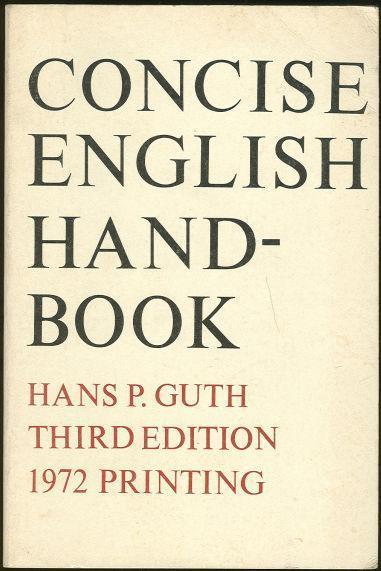 CONCISE ENGLISH HANDBOOK