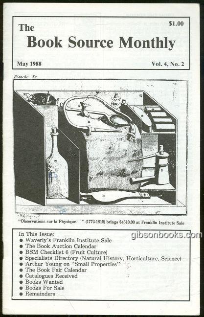 BOOK SOURCE MONTHLY MAGAZINE MAY 1988