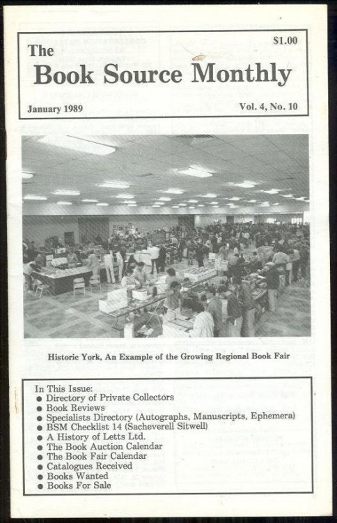 BOOK SOURCE MONTHLY MAGAZINE JANUARY 1989