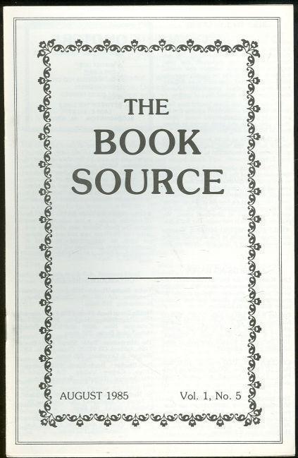 BOOK SOURCE MONTHLY MAGAZINE AUGUST 1985