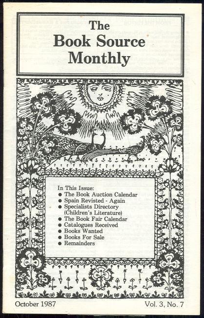 BOOK SOURCE MONTHLY MAGAZINE OCTOBER 1987