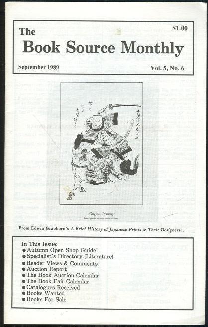 BOOK SOURCE MONTHLY MAGAZINE SEPTEMBER 1989