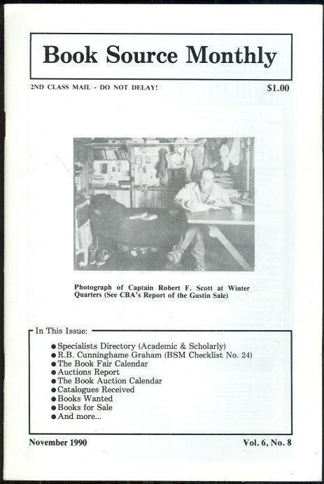 BOOK SOURCE MONTHLY MAGAZINE NOVEMBER 1990