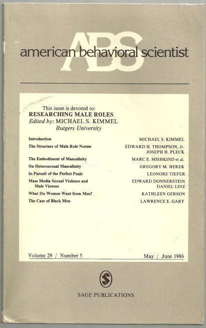 AMERICAN BEHAVIORAL SCIENTIST MAY/JUNE 1986