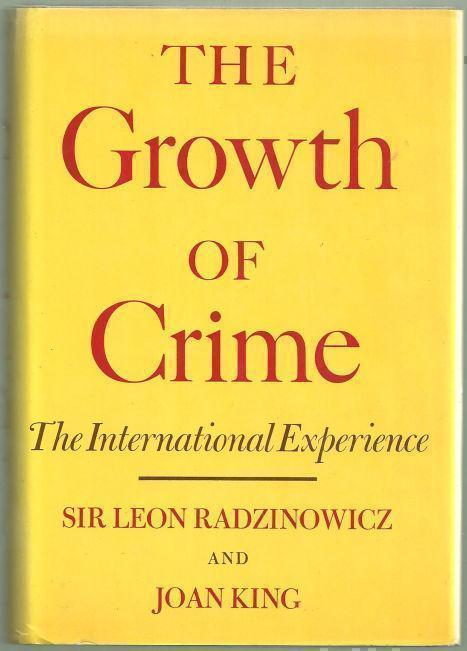 GROWTH OF CRIME The International Experience