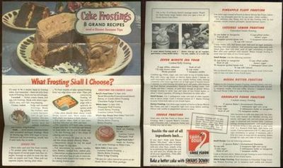 CAKE FROSTINGS 8 Grand Recipes and a Dozen Success Tips