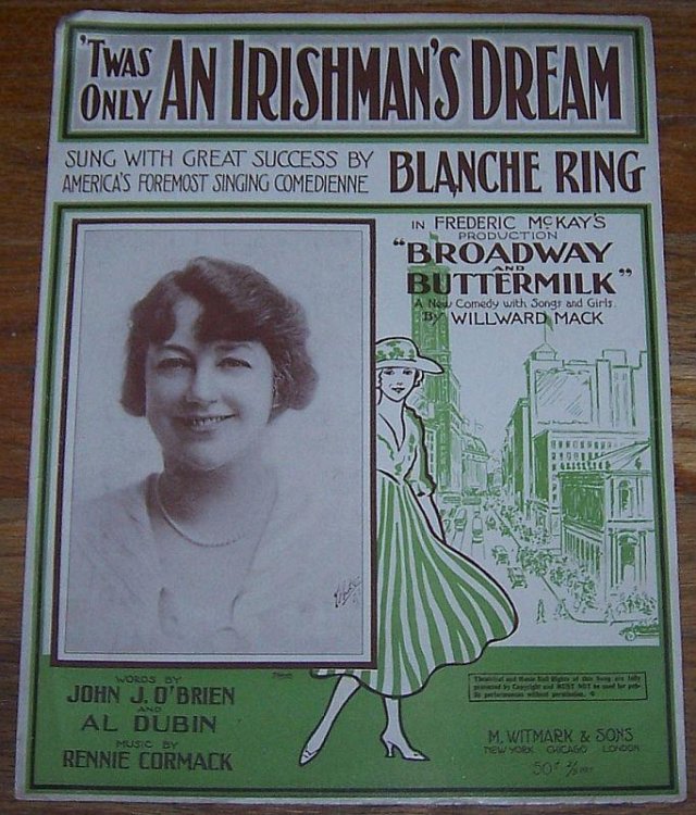 TWAS ONLY AN IRISHMAN'S DREAM