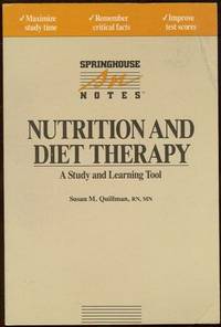 NUTRITION AND DIET THERAPY A Study and Learning Tool
