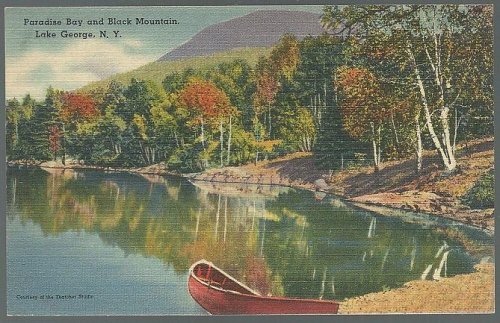 PARADISE BAY AND BLACK MOUNTAIN, LAKE GEORGE, NEW YORK