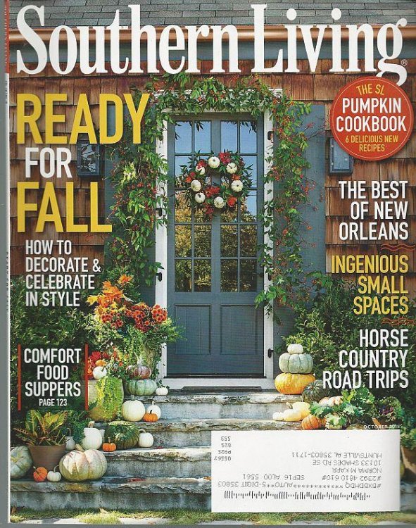 SOUTHERN LIVING MAGAZINE OCTOBER 2015