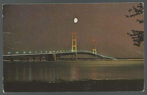 MACKINAC BRIDGE AT NIGHT, MICHIGAN