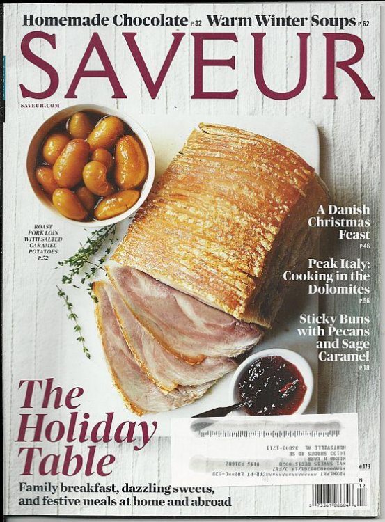 SAVEUR MAGAZINE DECEMBER 2015