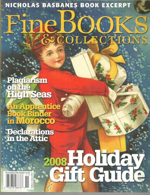 FINE BOOKS AND COLLECTIONS MAGAZINE NOVEMBER/DECEMBER 2008