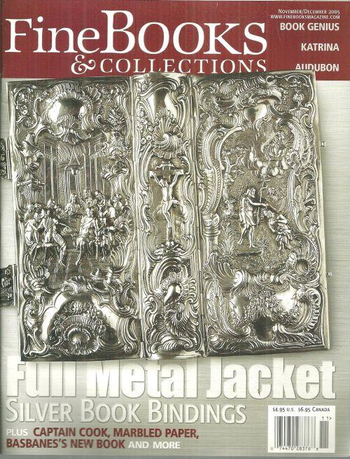 FINE BOOKS AND COLLECTIONS MAGAZINE NOVEMBER/DECEMBER 2005