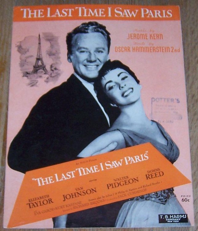 LAST TIME I SAW PARIS