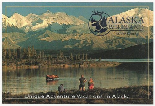 POSTCARD ADVERTISING ALASKA WILDLAND ADVENTURES