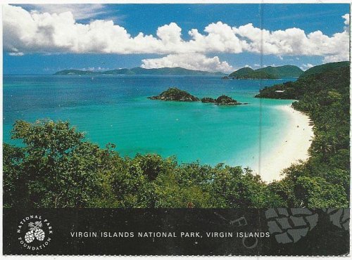 POSTCARD OF VIRGIN ISLANDS NATIONAL PARK, VIRGIN ISLANDS