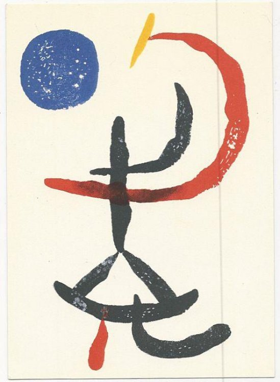 POSTCARD BOIS GRAVE BY MIRO