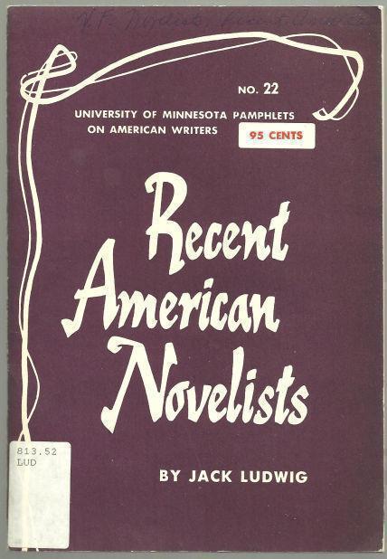 RECENT AMERICAN NOVELISTS
