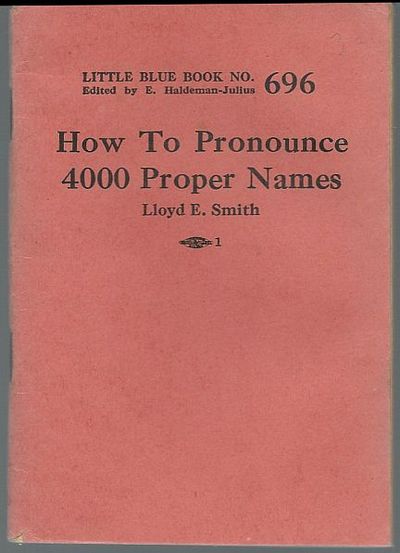 HOW TO PRONOUNCE 4000 PROPER NAMES
