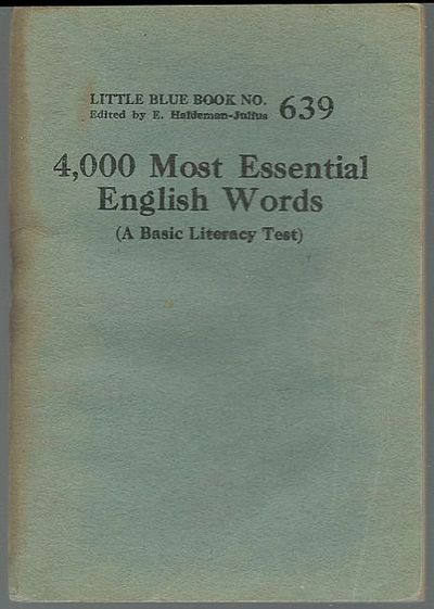 4,000 MOST ESSENTIAL ENGLISH WORDS A Basic Literacy Test