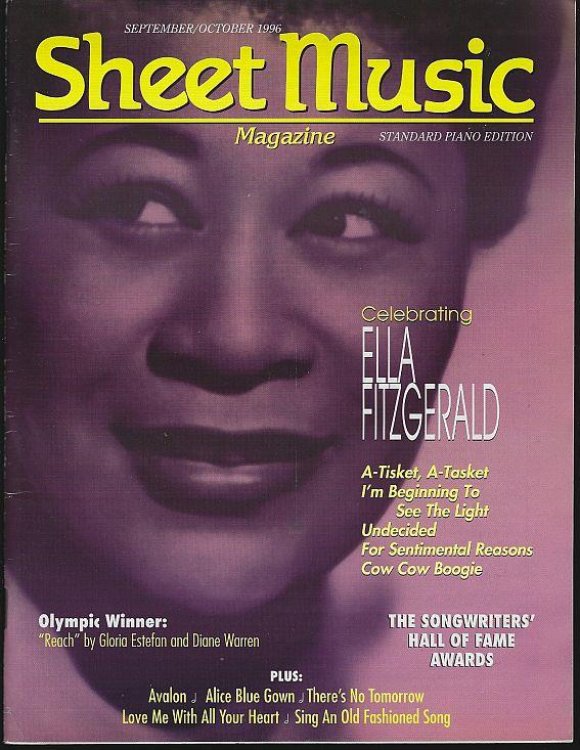 SHEET MUSIC MAGAZINE SEPTEMBER/OCTOBER 1996