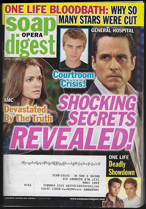 SOAP OPERA DIGEST APRIL 6, 2010