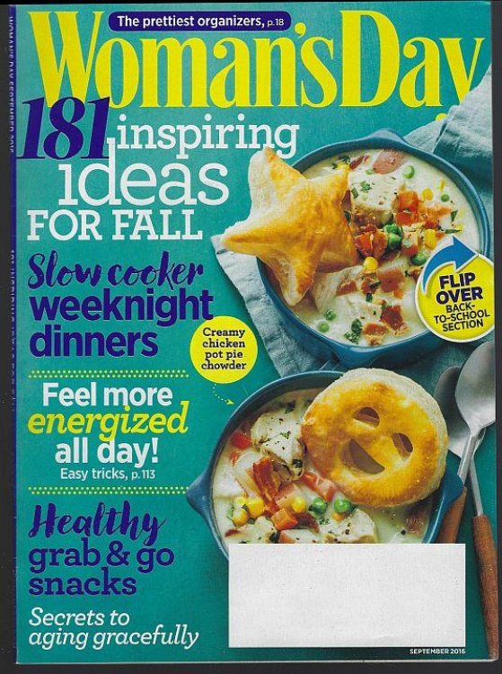 WOMAN'S DAY MAGAZINE SEPTEMBER 2016