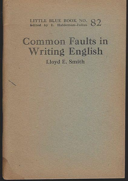 COMMON FAULTS IN WRITING ENGLISH